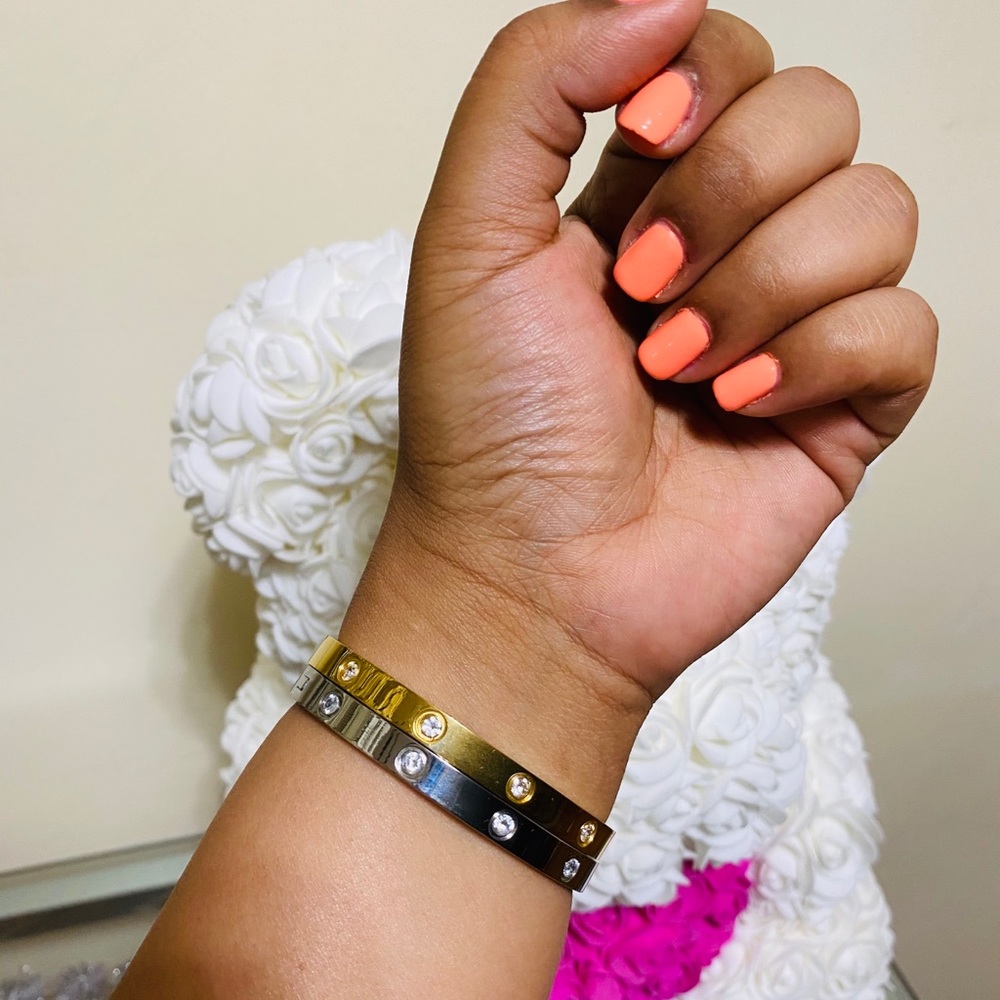 Gold Plated Stone Bracelets